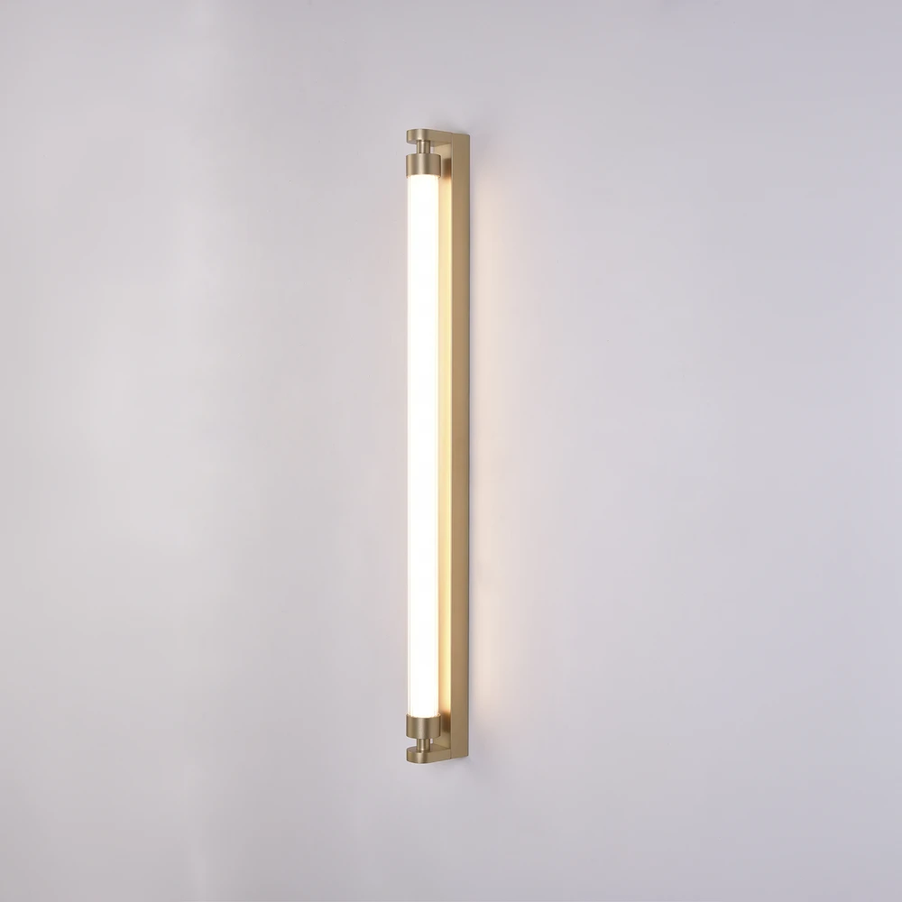 16W LED sieninis šviestuvas LINEO, aukso sp., 2700/3000K, IP44, A4008170O