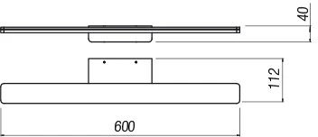 17,25W LED sieninis šviestuvas BARRIO, baltas, 3000K, IP44, 01-2501