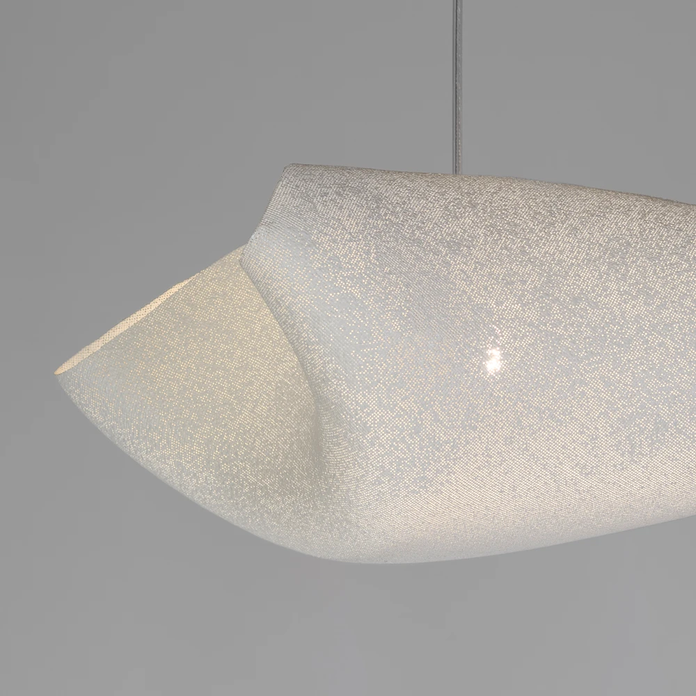17W LED pakabinamas šviestuvas BALLET PLIE, baltas, 2700K, dimeriuojamas