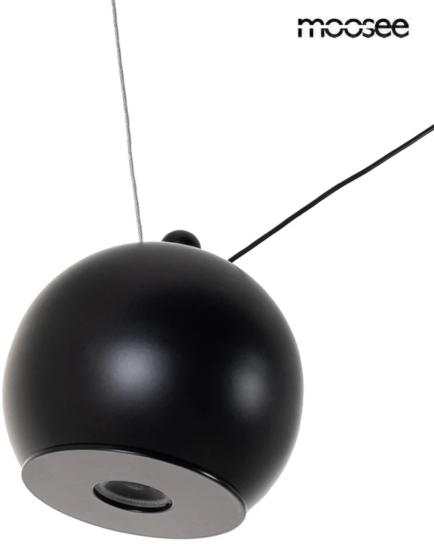 17W LED pakabinamas šviestuvas OCTO 5, juodas, 3000K