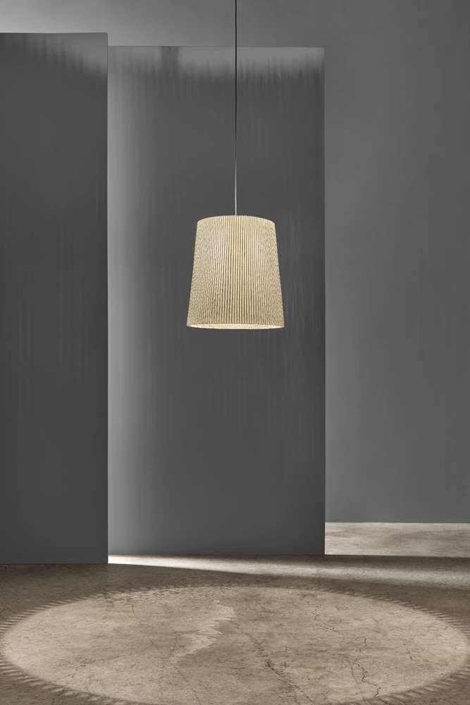 17W LED pakabinamas šviestuvas VIRGINIA LARGE, smėlio sp., 2700K, dimeriuojamas