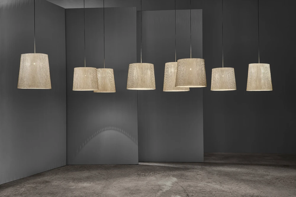 17W LED pakabinamas šviestuvas VIRGINIA LARGE, smėlio sp., 2700K, dimeriuojamas