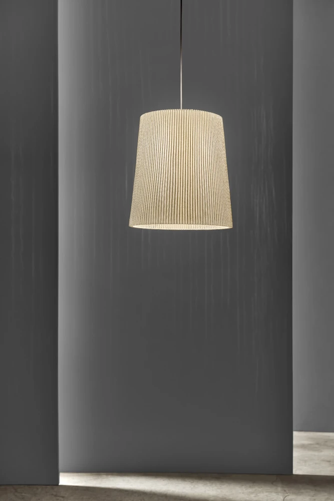 17W LED pakabinamas šviestuvas VIRGINIA LARGE, smėlio sp., 2700K, dimeriuojamas