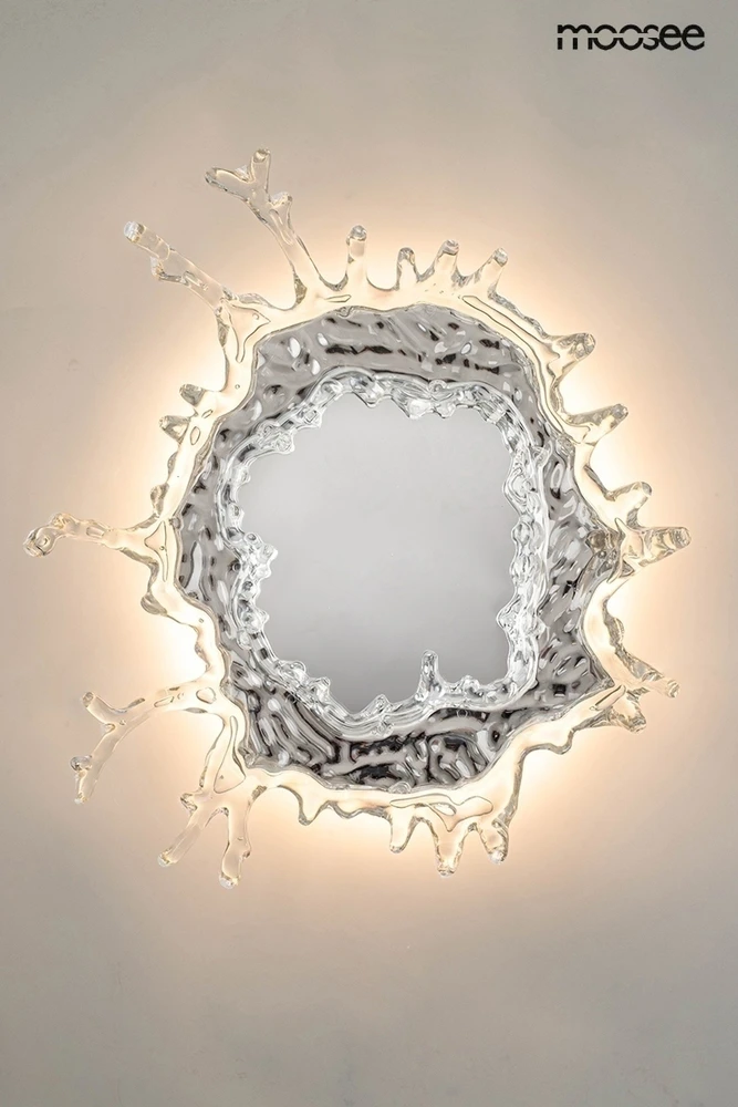 17W LED sieninis šviestuvas SPLASH L, sidabro sp., 3000K