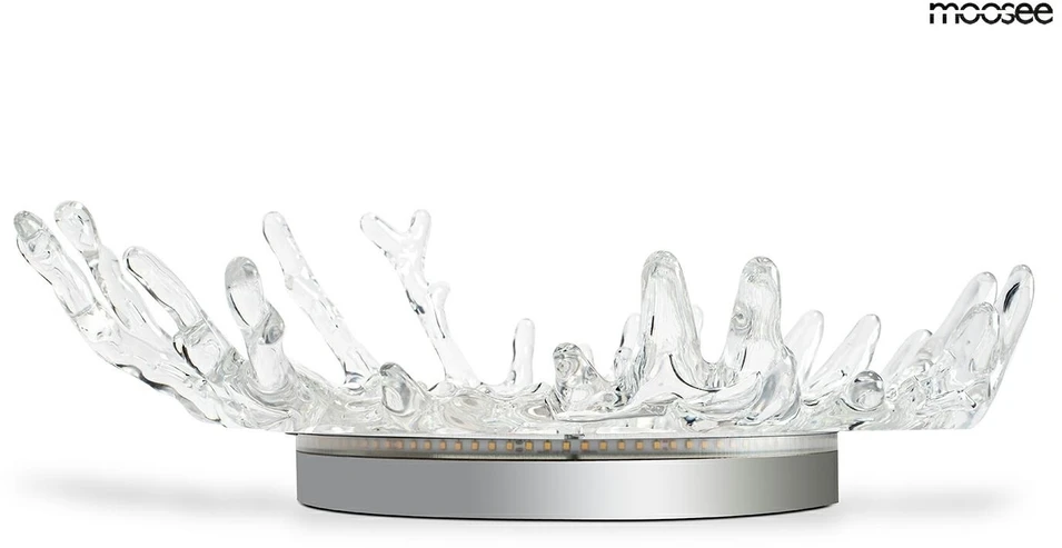 17W LED sieninis šviestuvas SPLASH M, sidabro sp., 3000K