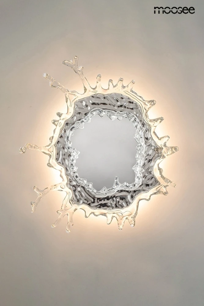 17W LED sieninis šviestuvas SPLASH M, sidabro sp., 3000K