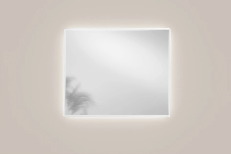 Sieninis šviestuvas 17W LED šviestuvas - veidrodis FRAME, sidabro sp., CCT, dimeriuojamas, IP44