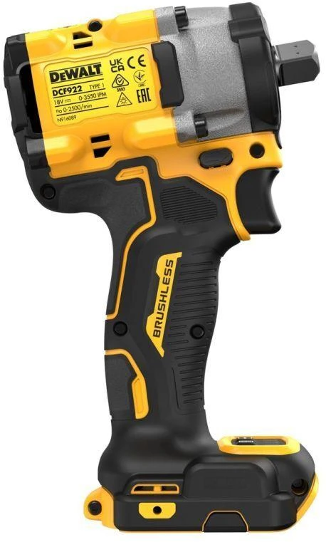 Dewalt smūginis veržliasukis DCF922N 1/2";18V 406Nm be akumuliatoriaus ir kroviklio