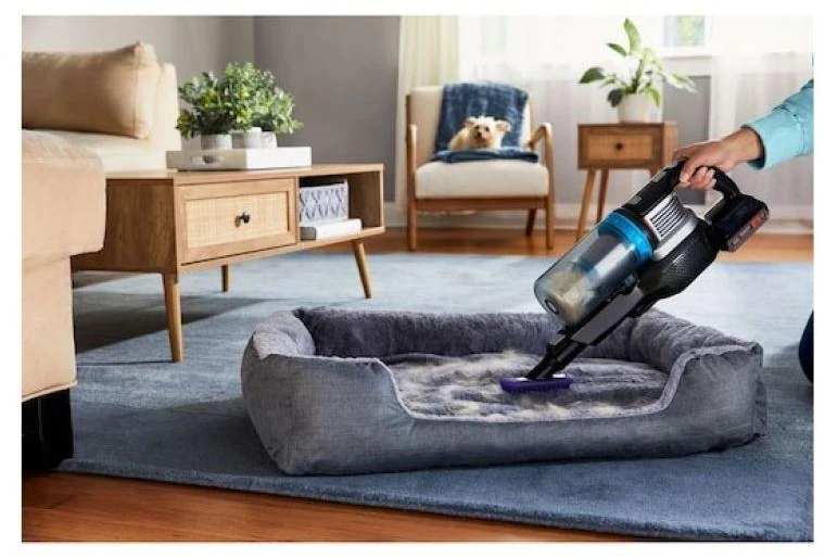 Dulkių siurblys Black & Decker Juodas & Decker BHFEB520D1-QW stick vacuum/electric broom Baterija Dry Cyclonic Bagless Juodas, Sidabrinis, Transparent 2 Ah