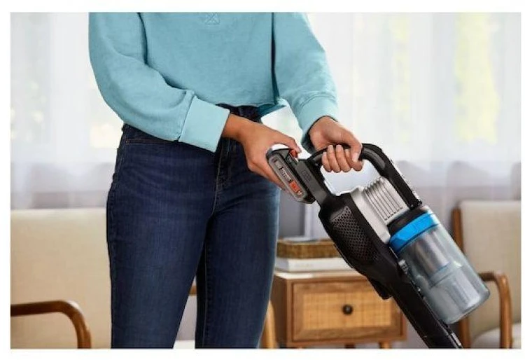 Dulkių siurblys Black & Decker Juodas & Decker BHFEB520D1-QW stick vacuum/electric broom Baterija Dry Cyclonic Bagless Juodas, Sidabrinis, Transparent 2 Ah