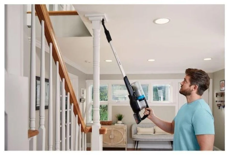 Dulkių siurblys Black & Decker Juodas & Decker BHFEB520D1-QW stick vacuum/electric broom Baterija Dry Cyclonic Bagless Juodas, Sidabrinis, Transparent 2 Ah