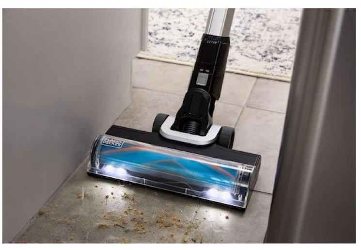 Dulkių siurblys Black & Decker Juodas & Decker BHFEB520D1-QW stick vacuum/electric broom Baterija Dry Cyclonic Bagless Juodas, Sidabrinis, Transparent 2 Ah