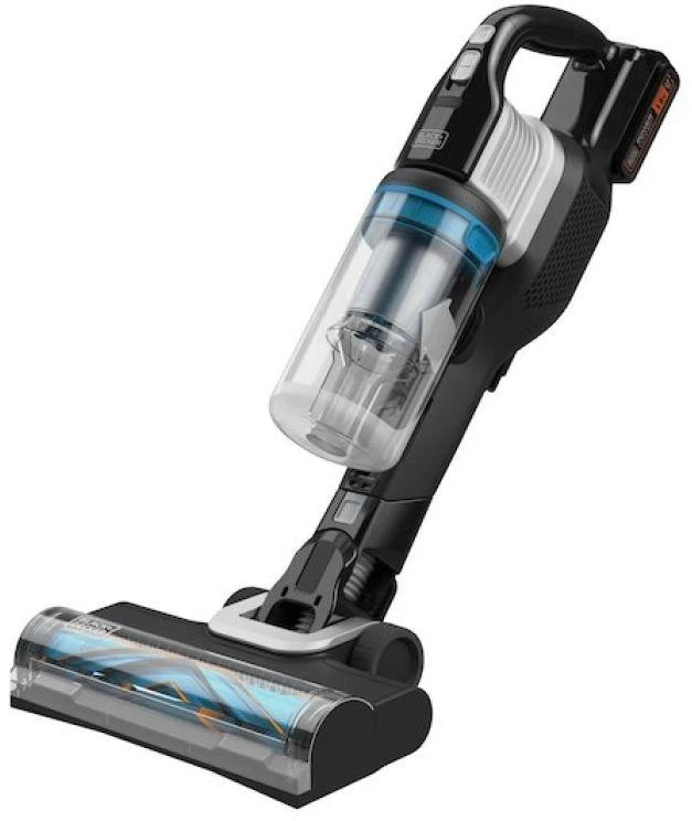 Dulkių siurblys Black & Decker Juodas & Decker BHFEB520D1-QW stick vacuum/electric broom Baterija Dry Cyclonic Bagless Juodas, Sidabrinis, Transparent 2 Ah