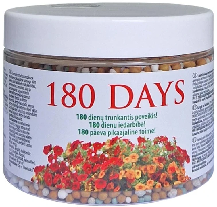 Mkds Kambarinių ir balkoninių gėlių trąšos, ilgo poveikio, 500g