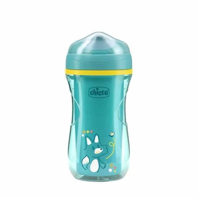 Chicco Puodelis niekapek termiczny 266ml turkio 14m+