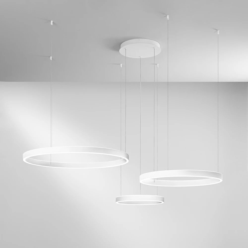 180W LED pakabinamas šviestuvas AKROBAT, baltas, CCT