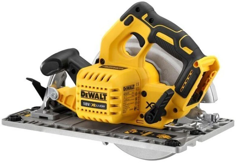 DeWALT diskinis pjūklas DCS572NT, 18V, 184mm, TSTAK, be akumuliatoriaus ir kroviklio