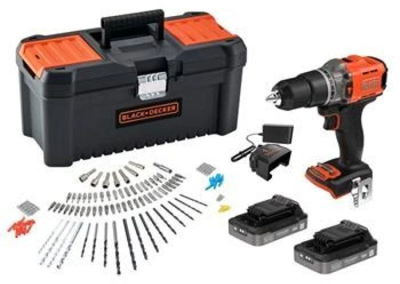 Black & Decker juodas+decker 18V BCD383D2TA Juodas+DECKER drill/driver