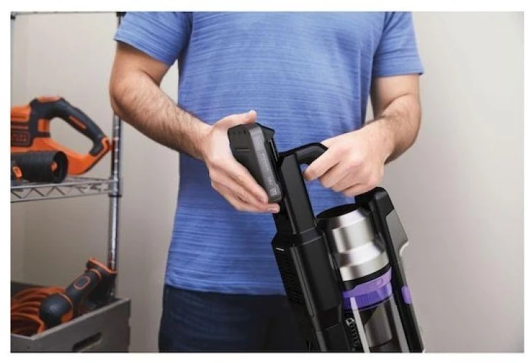 Black & Decker Juodas & Decker Namų ir virtuvės prietaisai - Juodas+DECKER BSV520BRP-QW Laidinė dulkių siurblys 55 min. veikimo laikas be maišelio juodas