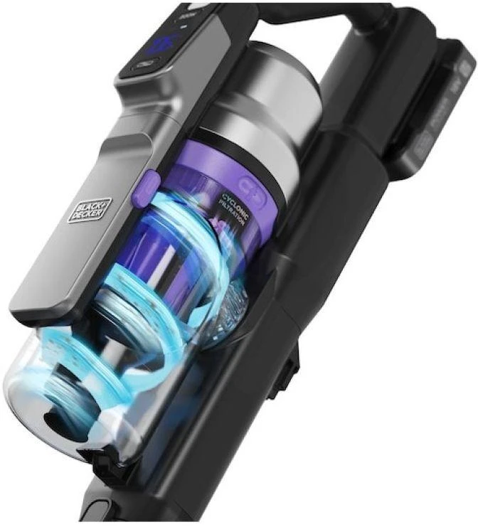 Black & Decker Juodas & Decker Namų ir virtuvės prietaisai - Juodas+DECKER BSV520BRP-QW Laidinė dulkių siurblys 55 min. veikimo laikas be maišelio juodas