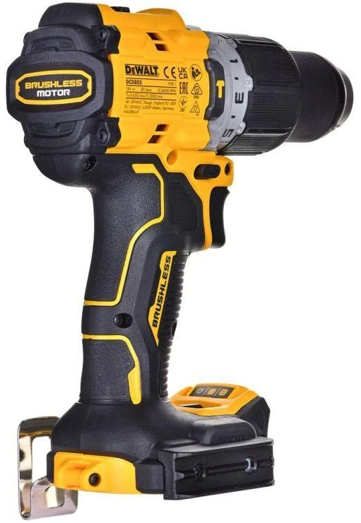 18V BL DCD805NT DEWALT Akumuliatorinis suktuvas-gręžtuvas