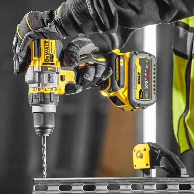 Smūginis suktuvas-gręžtuvas DeWalt DCD999NT, Tstak, Flexvolt, be akumuliatoriaus ir kroviklio