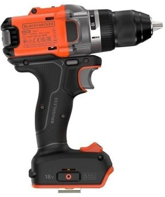 juodas+decker Cordless Drill Driver 18V BLD682XN-XJ Juodas+DECKER