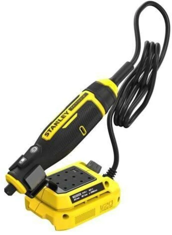 Tiesinis šlifuoklis Stanley SFMCE030B-XJ; 18 V (be akumuliatoriaus ir pakrovėjo)