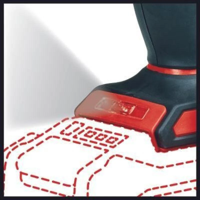 Einhell TP-CD 18/60 Li BL - Solo 2000 RPM 1.3kg Juodas, Pilkas, Raudona