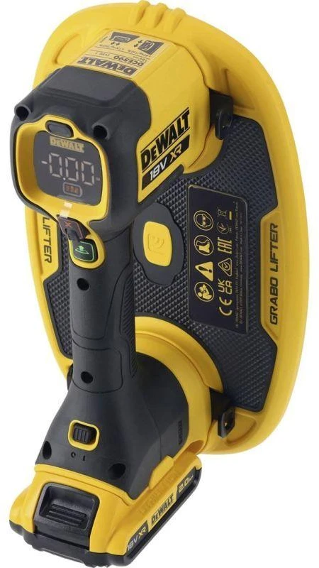 Stiklo laikiklis DeWalt DCE590D1T-QW; 120 kg; 18 V; 1x2,0 Ah akum.