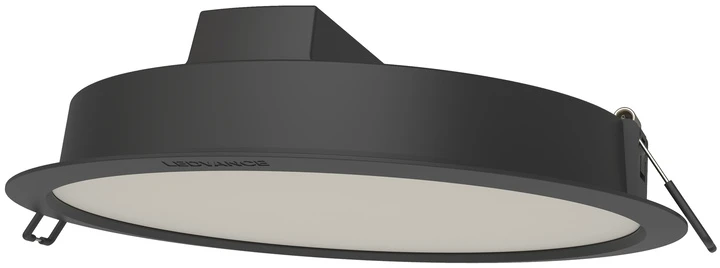 18W LED įleidžiama panelė DOWNLIGHT IP44 GEN2, juoda, 6500K, 100°