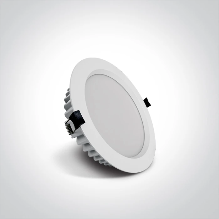 18W LED įleidžiamas šviestuvas, baltas, 3000K, 10118B/W/W