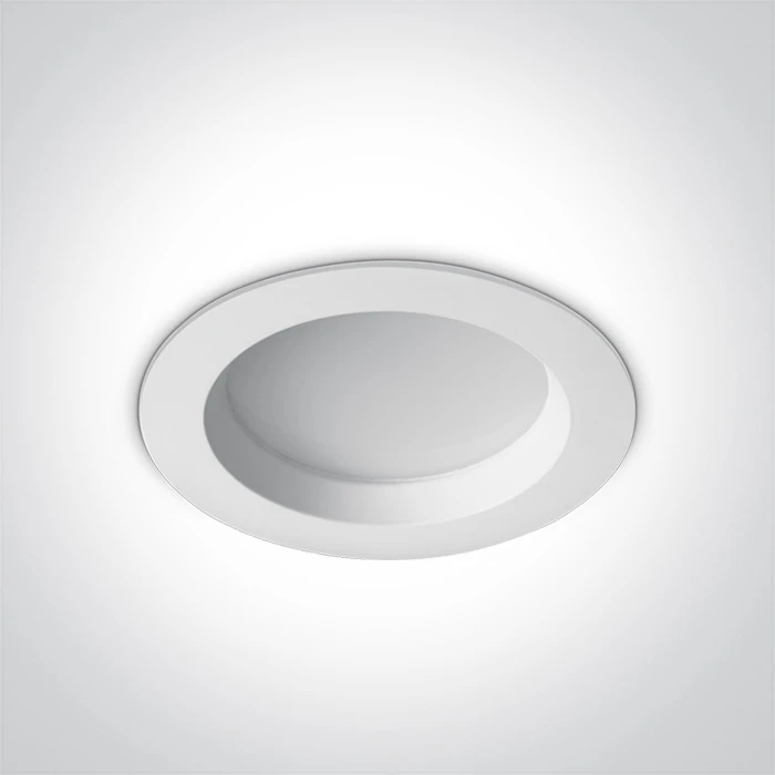 18W LED įleidžiamas šviestuvas, baltas, 3000K, 10118B/W/W