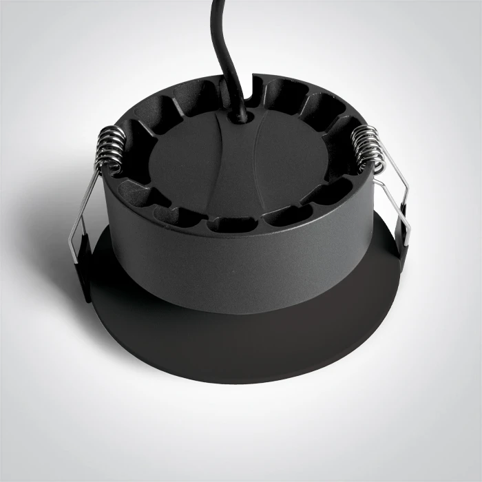 18W LED įleidžiamas šviestuvas, juodas, 3000/3500/4000K, 10118DX/B/V