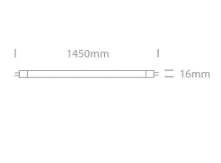 18W LED lempa T5, 4000K, 9018LA/C