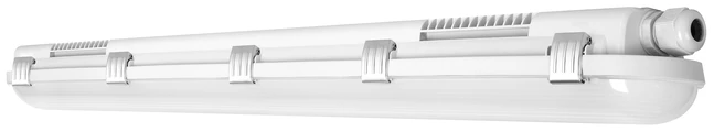 Ledvance 18W LED linijinis šviestuvas DAMP PROOF EMERGENCY GEN 2, pilkas, 120cm, 6500K, IP65, su avariniu moduliu