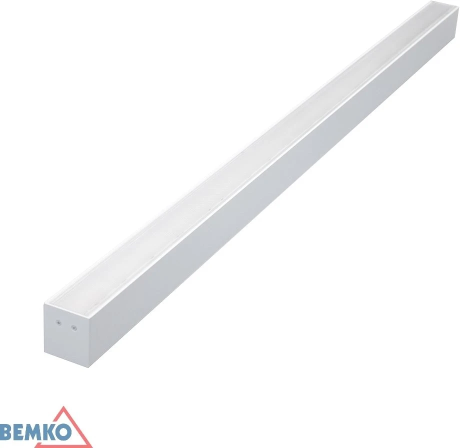 18W LED linijinis šviestuvas QUALIS, juodas, 3000K, 112cm, su 1h avariniu moduliu, MT