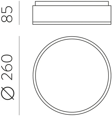 18W LED lubinis šviestuvas DINS, baltas, 2700/3000/4000K, IP44, P0395172BH