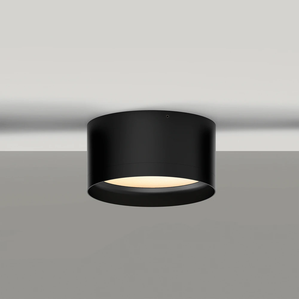 18W LED lubinis šviestuvas TECH, juodas, 3000/4000K, IP44, P3987170N
