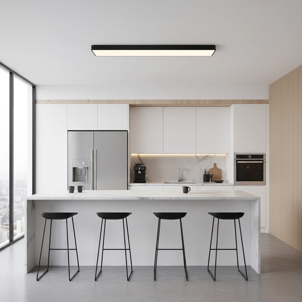 18W LED lubinis šviestuvas TURIN, juodas, 2700/3000/4000K, dimeriuojamas, P3761072NDT