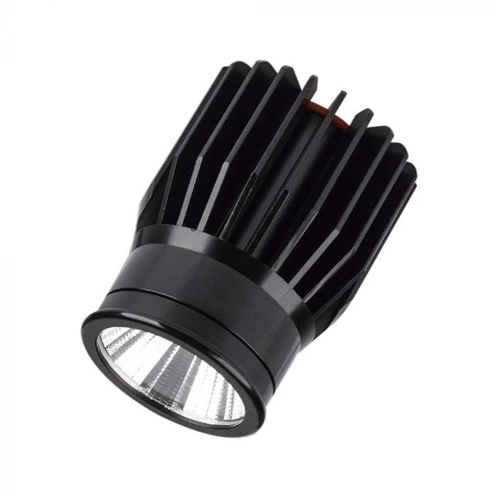 V-tac 18W LED modulis/įleidžiamas šviestuvas, juodas, 6400K