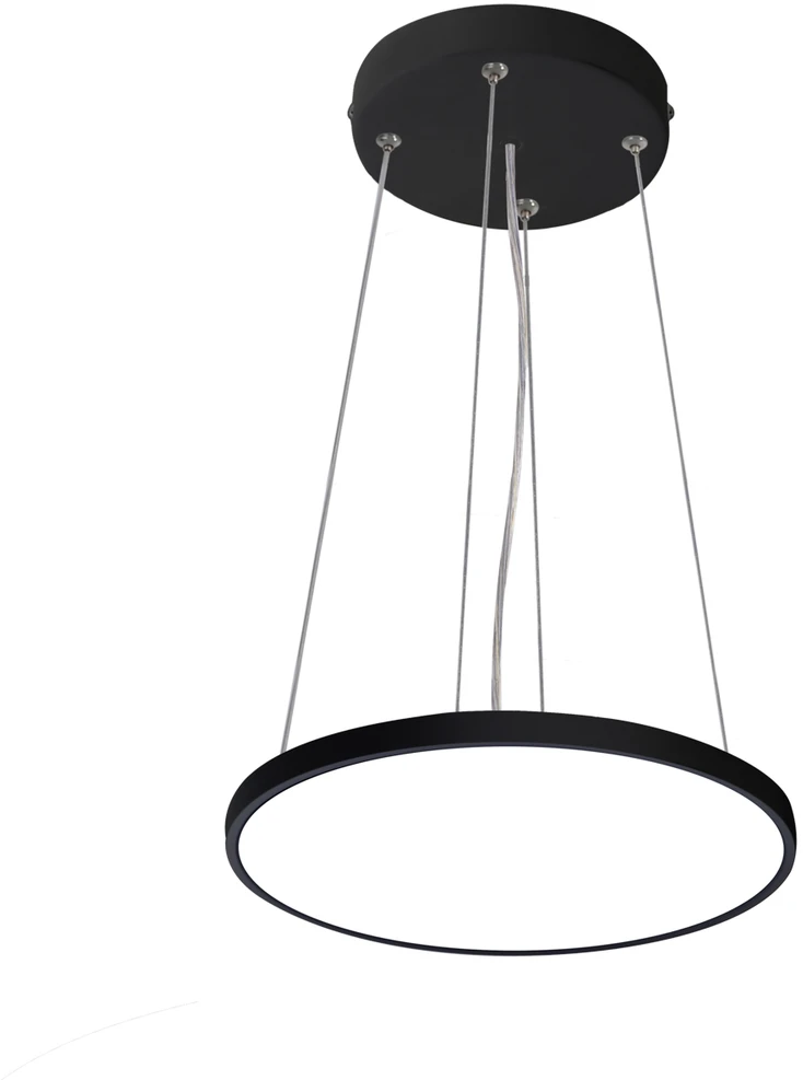 Italux 18W LED pakabinamas šviestuvas ALATA, juodas, 2800/4000/6000K
