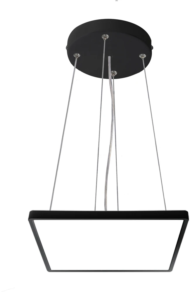 Italux 18W LED pakabinamas šviestuvas BASTIA, juodas, 2800/4000/6000K