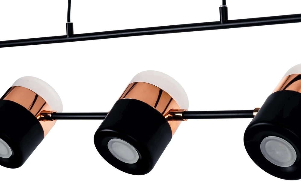 18W LED pakabinamas šviestuvas BLINK 3, juodos/vario sp., 3000K