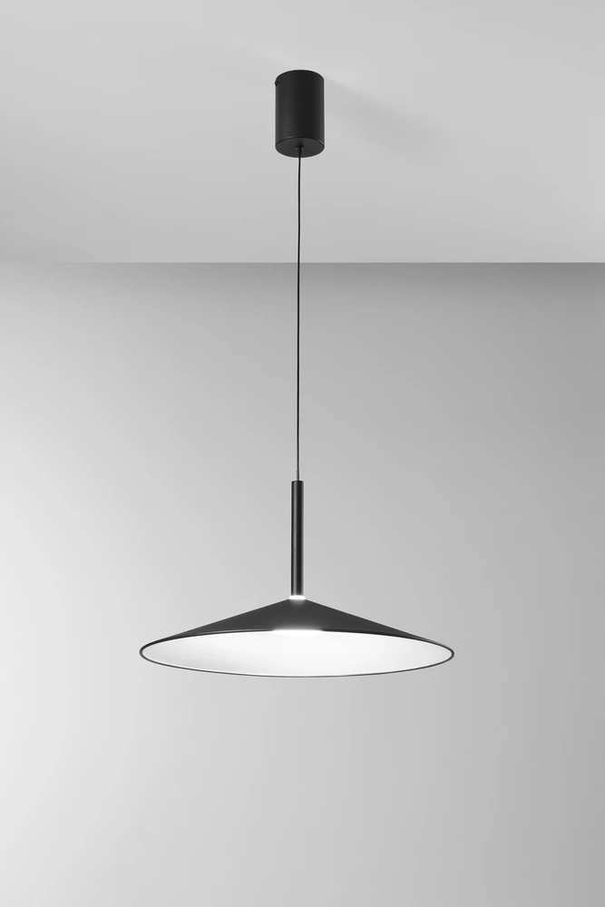 18W LED pakabinamas šviestuvas KHAN, juodas, CCT