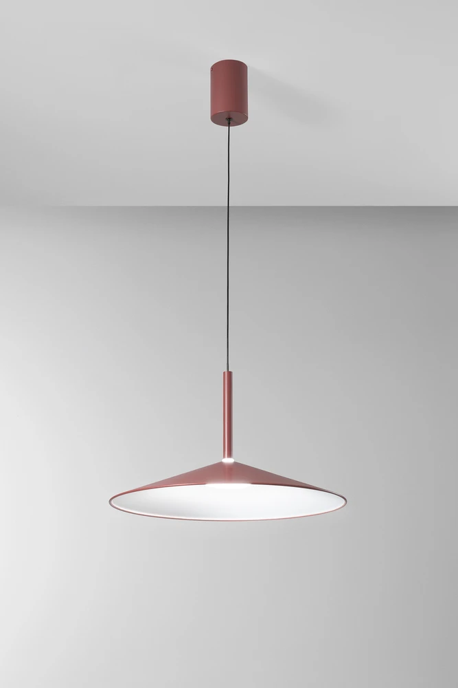 18W LED pakabinamas šviestuvas KHAN, raudonas, CCT