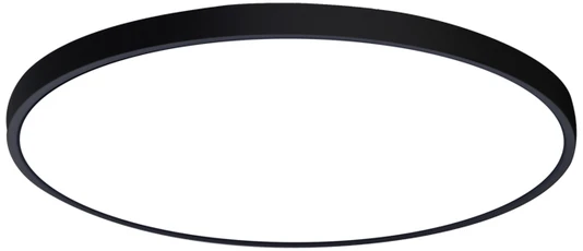 Lubinis šviestuvas Italux 18W LED paviršinė panelė ALATA, juoda, 2800/4000/6000K