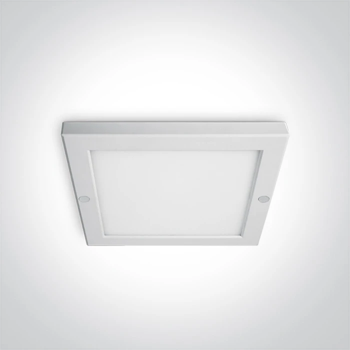 Lubinis šviestuvas 18W LED plafonas, baltas, 3000K, 62018AF/W/W