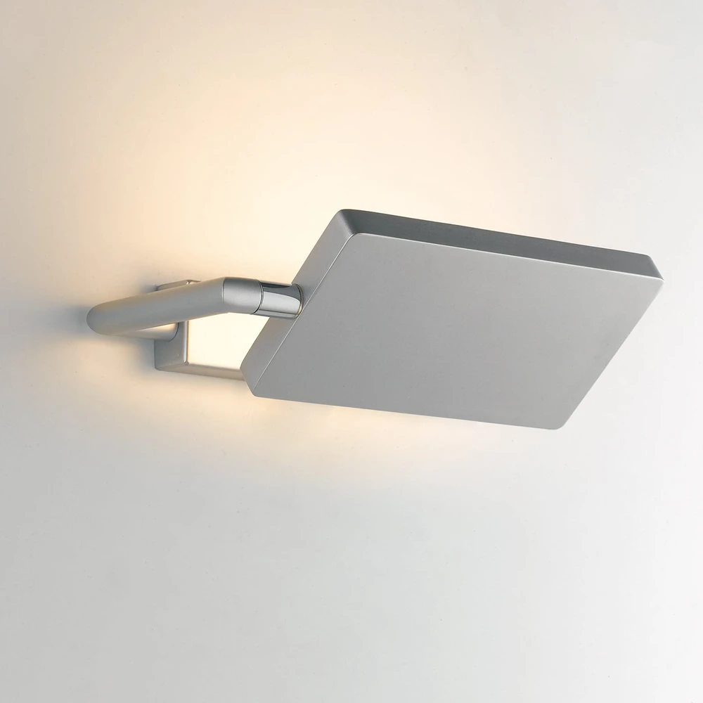 18W LED sieninis šviestuvas BOOK, pilkas