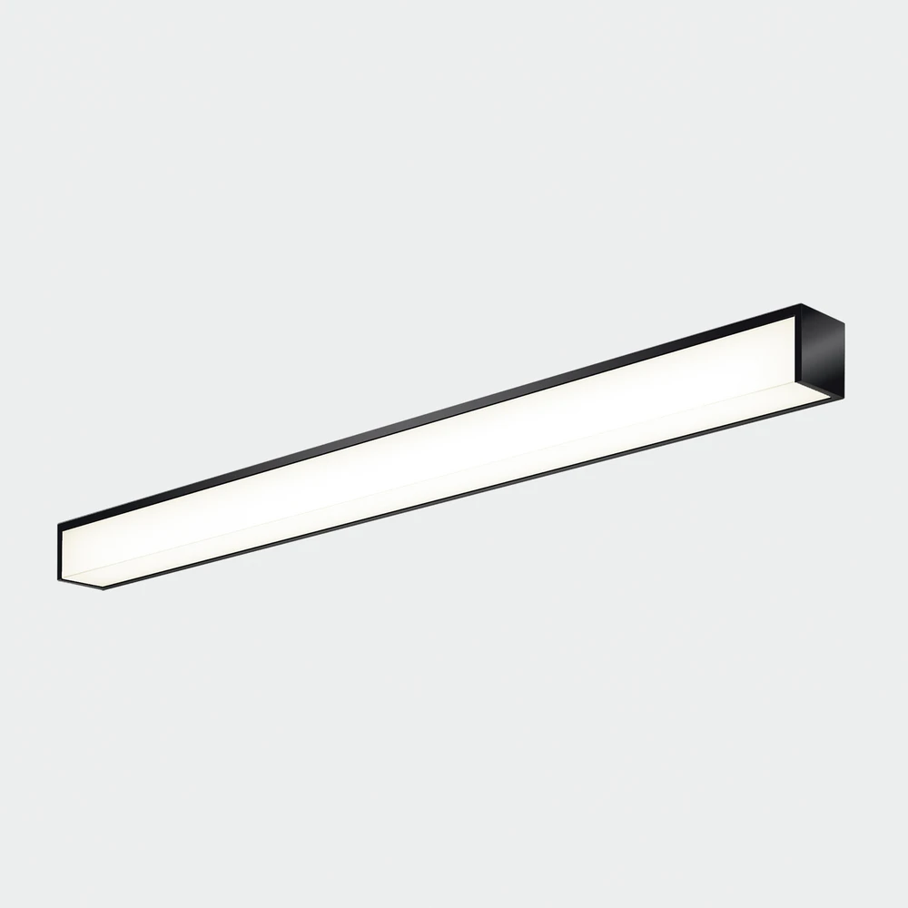 Sieninis šviestuvas 18W LED sieninis veidrodžio šviestuvas TAVI, juodas, 3000/4000K, IP44, A3850070N